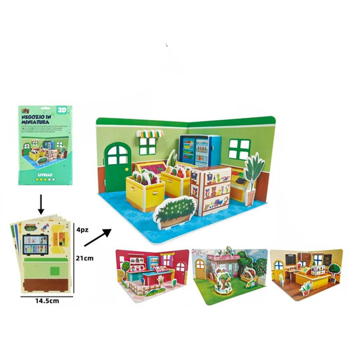 Kit 12pz puzzle - 12pz, forma