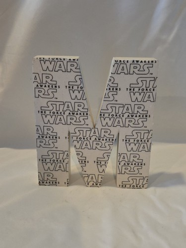Star wars lettera legno - m,