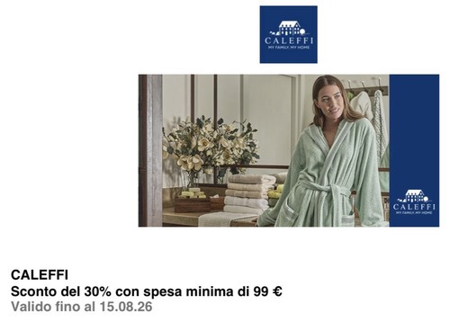 Caleffi sconto discount gift - discount,