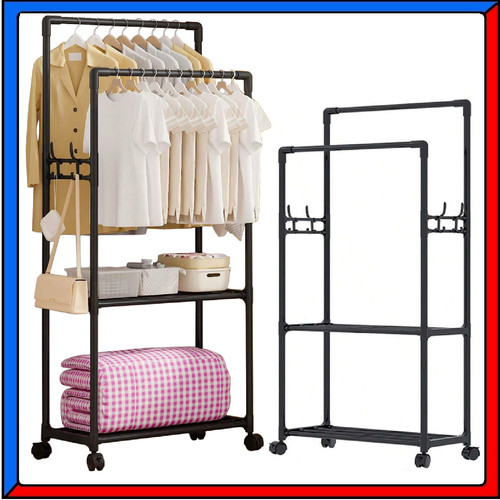Stand appendiabiti doppio con - appendiabiti,
