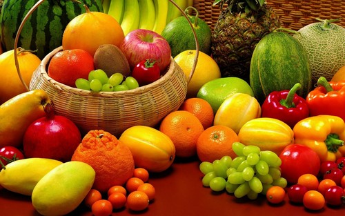 Adesivo murale frutta - 3d,