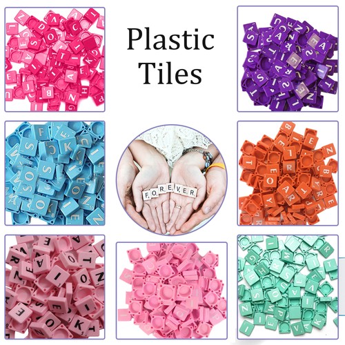 Piastrelle lettere plastica